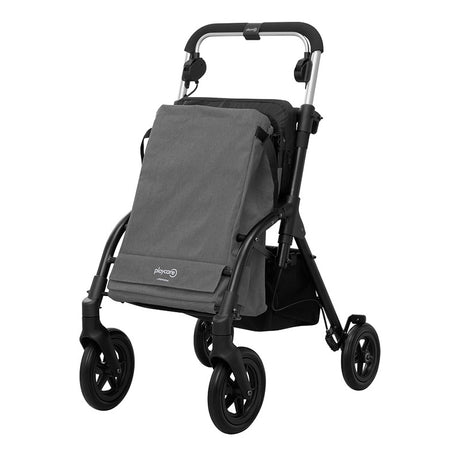 R05 Einkaufstrolley mit Sitz, Grau