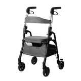 W4 rollator / indkøbsvogn - Grå