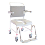 Siège de douche léger / Chaise percée à roulettes