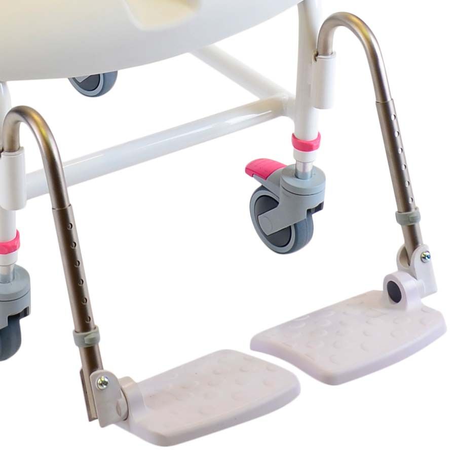 Siège de douche léger / Chaise percée à roulettes
