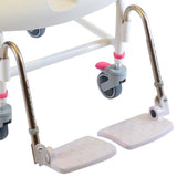 Siège de douche léger / Chaise percée à roulettes