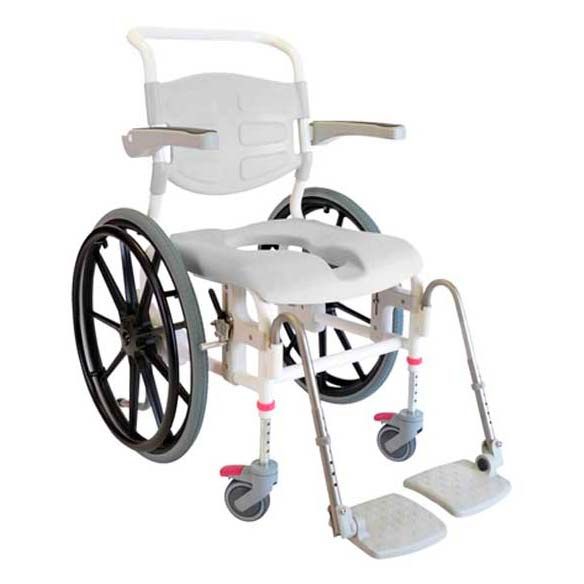 Siège de douche léger / Chaise percée à roulettes