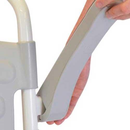 Siège de douche léger / Chaise percée à roulettes