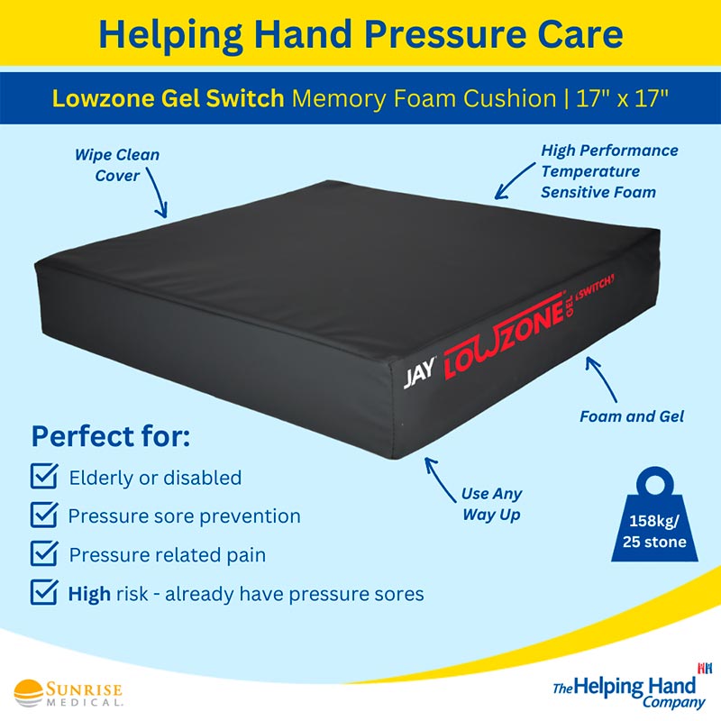 Coussin de siège LowZone Gel Switch