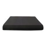 Coussin d’assise avec housse noire - 50x42x5 cm