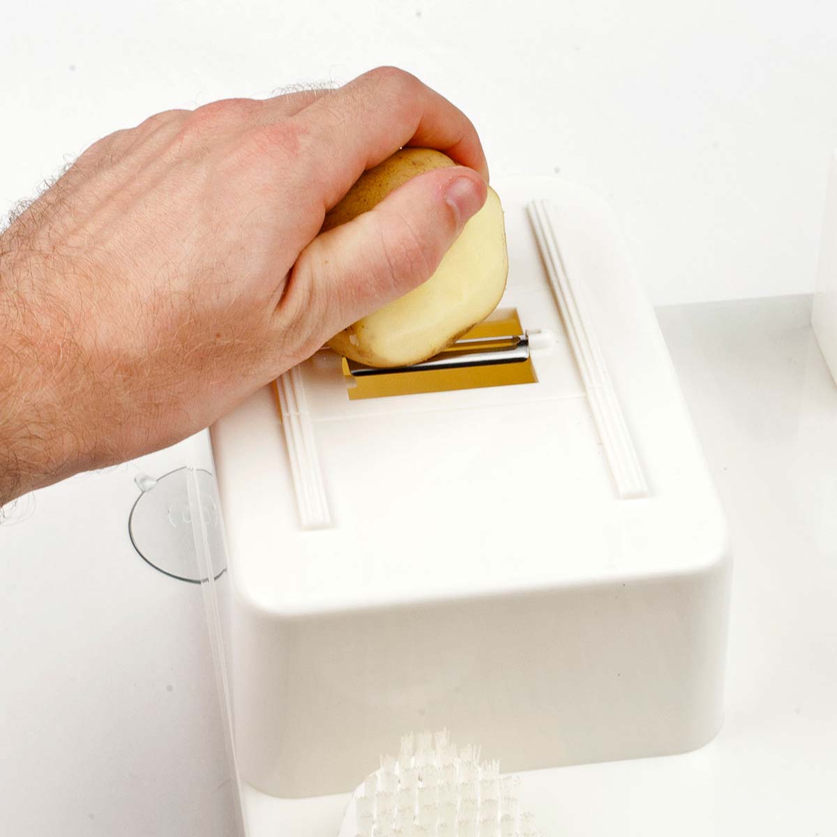 Workstation for Kitchen, One-Handed Use