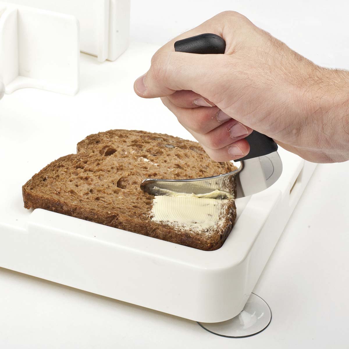 Workstation for Kitchen, One-Handed Use