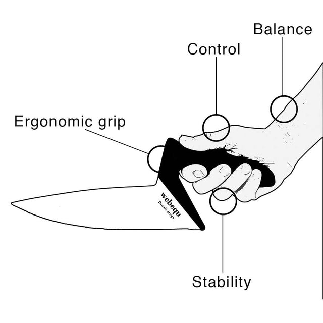 Ergonomisch broodmes