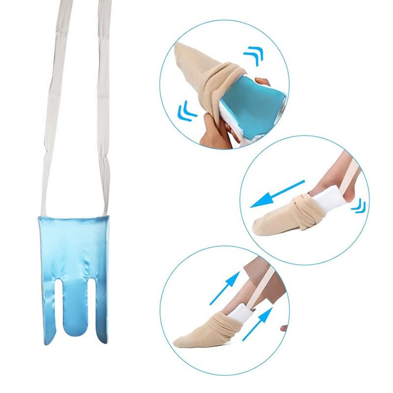 Strømpepåtager med frotté/nylon - Seniorshop