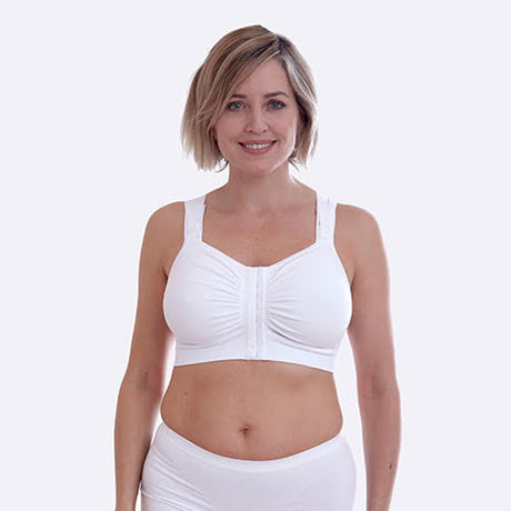Postoperative Bra, Mirabelle, Front Closure, White