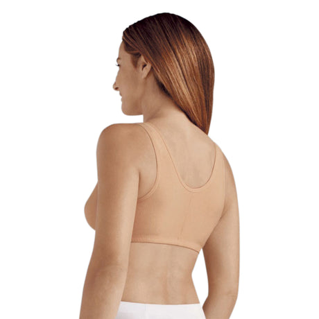 Bra without underwire, Front closure, Frances, Beige