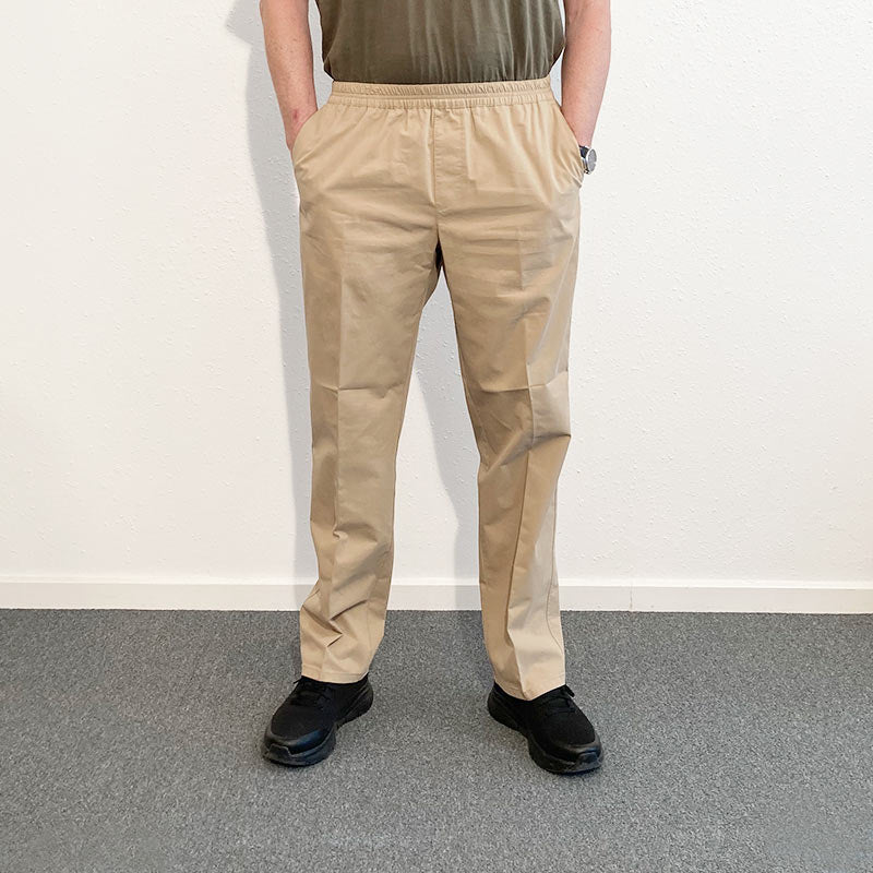 Pantalon léger à taille élastique - Sable