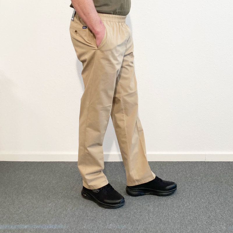 Pantalon léger à taille élastique - Sable