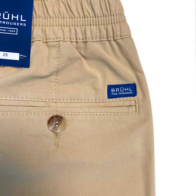 Pantalon léger à taille élastique - Sable