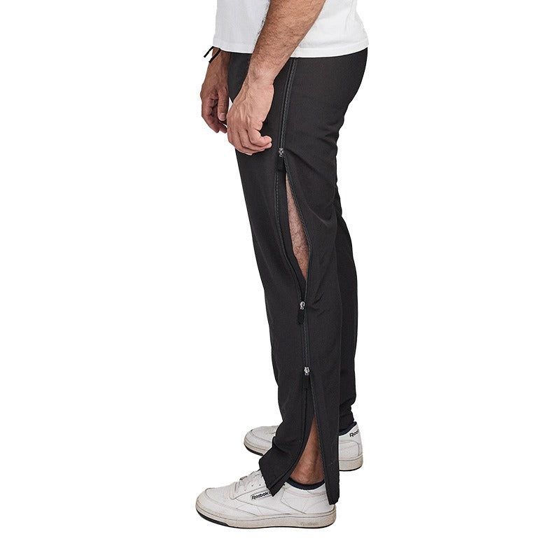 Broek met 4-weg ritssluiting - Zwart