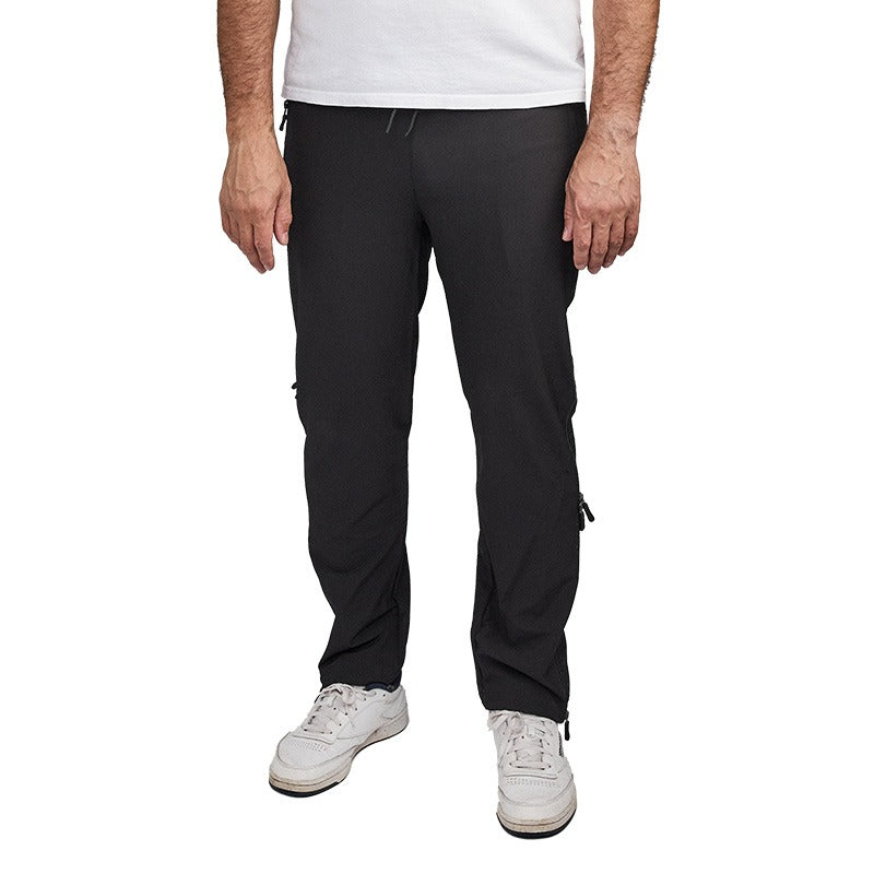 Broek met 4-weg ritssluiting - Zwart