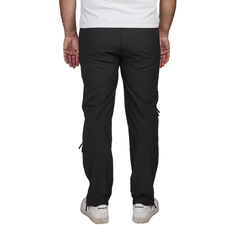 Broek met 4-weg ritssluiting - Zwart