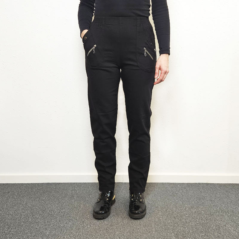 Pantalon doublé femme – Noir
