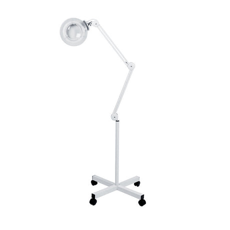 Floor Stand with Wheels for Table Magnifier, LED Light