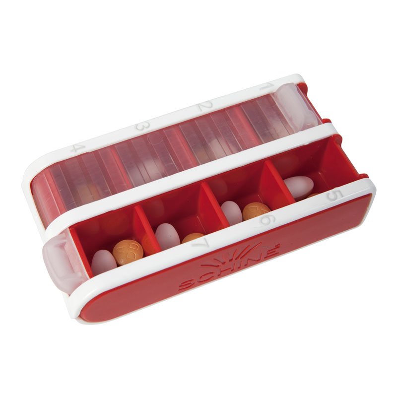 Boîte de dosage avec 8 compartiments