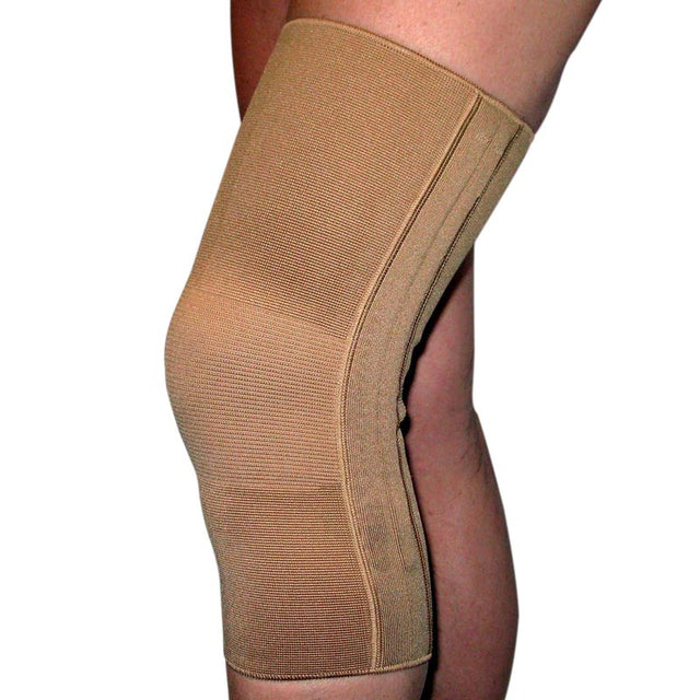 Bandage élastique pour genou avec baleines en spirale