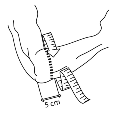 Epigel elleboogbandage - Zwart