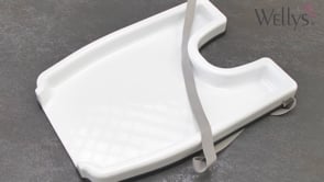 Hårvaskebakke i kraftigt plast
