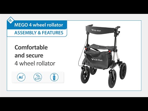 Mego Rollator - Gris clair